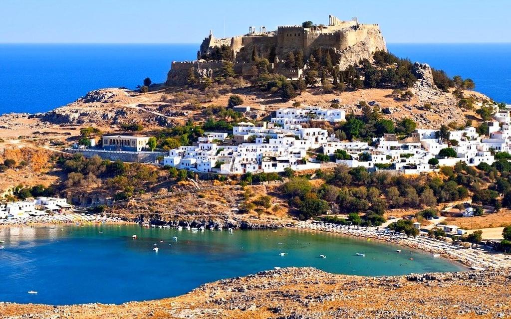 Lindos Anatoli Luxury Villa ภายนอก รูปภาพ